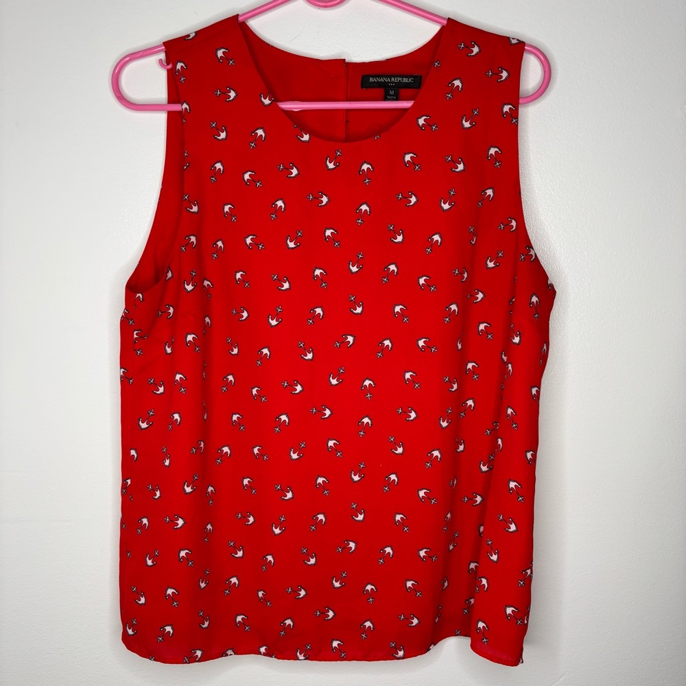 Banana Republic Anchor Blouse Tank